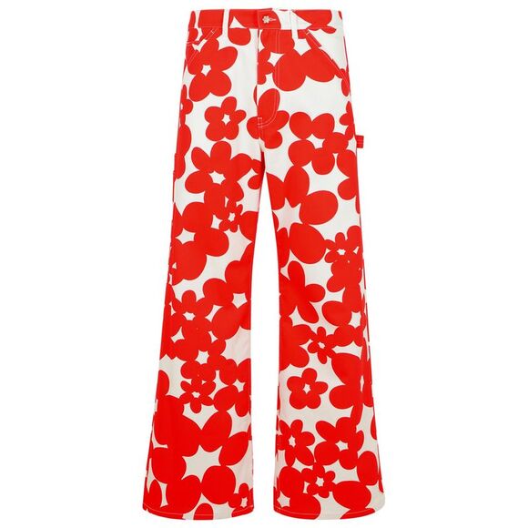 Marni Red Cotton Jeans Men - Picture 1 of 3